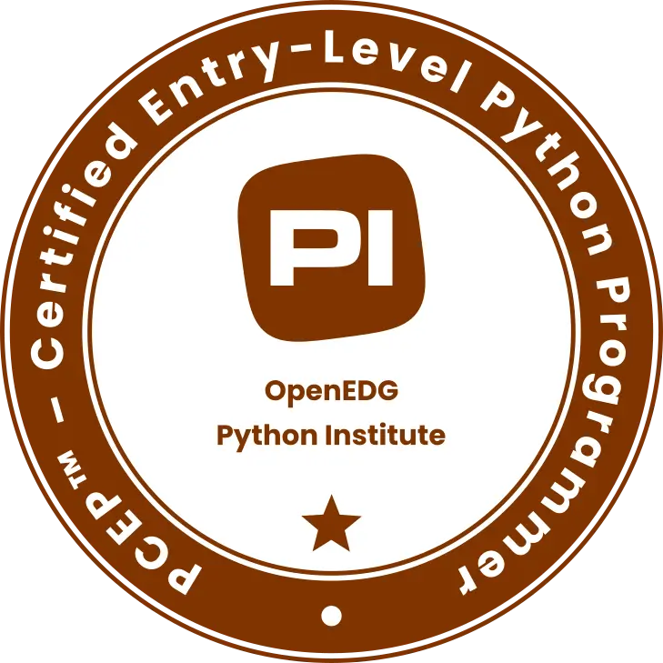 Certified Entry-Level Python Programmer